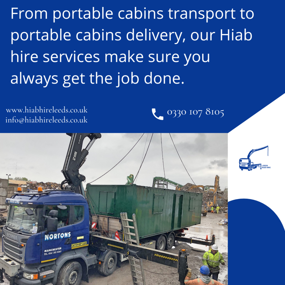 Portable cabins delivery